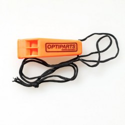 Pea-less plastic whistle...